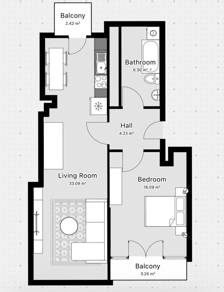 Stylish renovated one-bedroom rooftop apartment in the vibrant Kreuzberg district – image 20